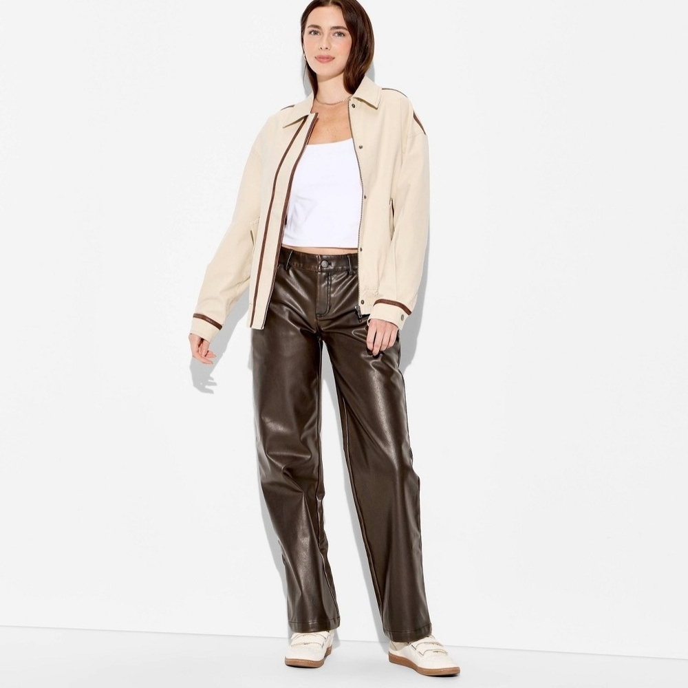 Brown Leather Pants